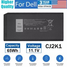 CJ2K1 65Wh 4XKN5 Battery for Dell Latitude 5404 7404 5414 7414 Rugged Extreme VA