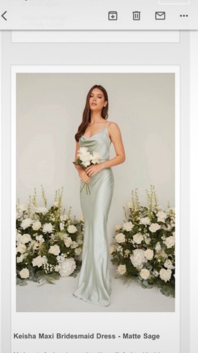 keisha maxi bridesmaid dress PRETTY LAVISH Keisha Maxi Bridesmaid Dress