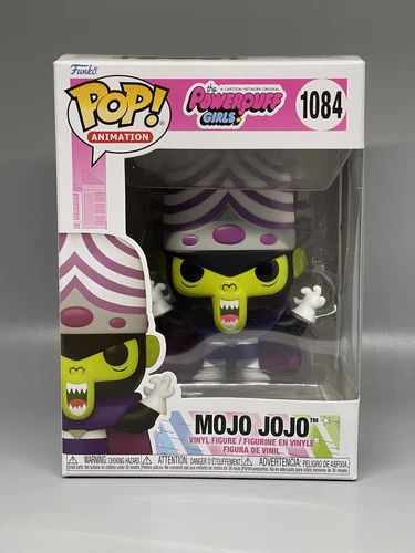 Funko Pop Animation #1084 Mojo Jojo Powerpuff Girls In Hand