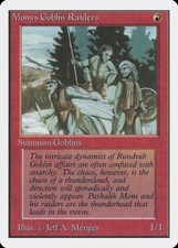 Mons's Goblin Raiders - Unlimited Excellent Magic MTG -