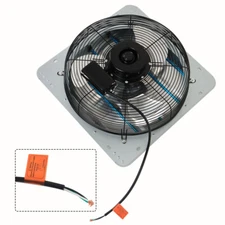 16 Inch Shutter Exhaust Fan High Speed Wall Mounted Automatic Aluminum Attic Fan