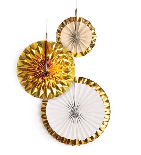 Silvester Deko 2025 Party Set Dekoration schwarz gold Happy New Year Neujahr - Bild 72 von 91