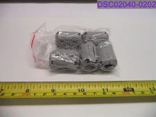 Qty = 1 Pack of 5: 13mm Ferrite Cores Ring Clip-On Grey P/N a19062900ux0395