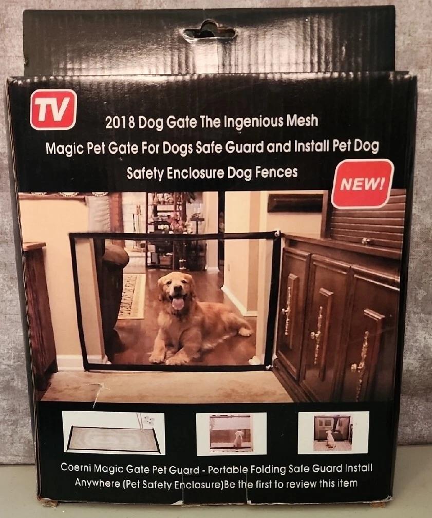 Coerni Magic Pet Dog Gate Lightweight Portable 7pc 29