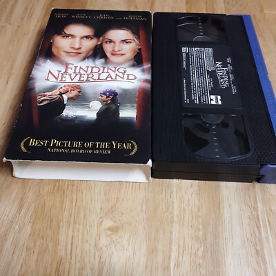 Finding Neverland VHS VCR Video Tape Movie Used Kate Winslet