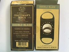 Cigar Cutter Double Blade 64 Ring Gauge JC Newman Crafts Bench Lot Of 2