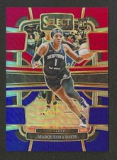 2024 WNBA PANINI SELECT MARQUESHA DAVIS RED AND BLUE PRIZM RC CONCOURSE #070/399