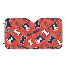 University of Illinois Car Sun Shades