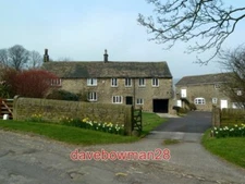 PHOTO  MANOR FARM AT BRIGHTHOLMLEE ONE OF SEVERAL FARMS IN THE AREA THAT HAVE BE
