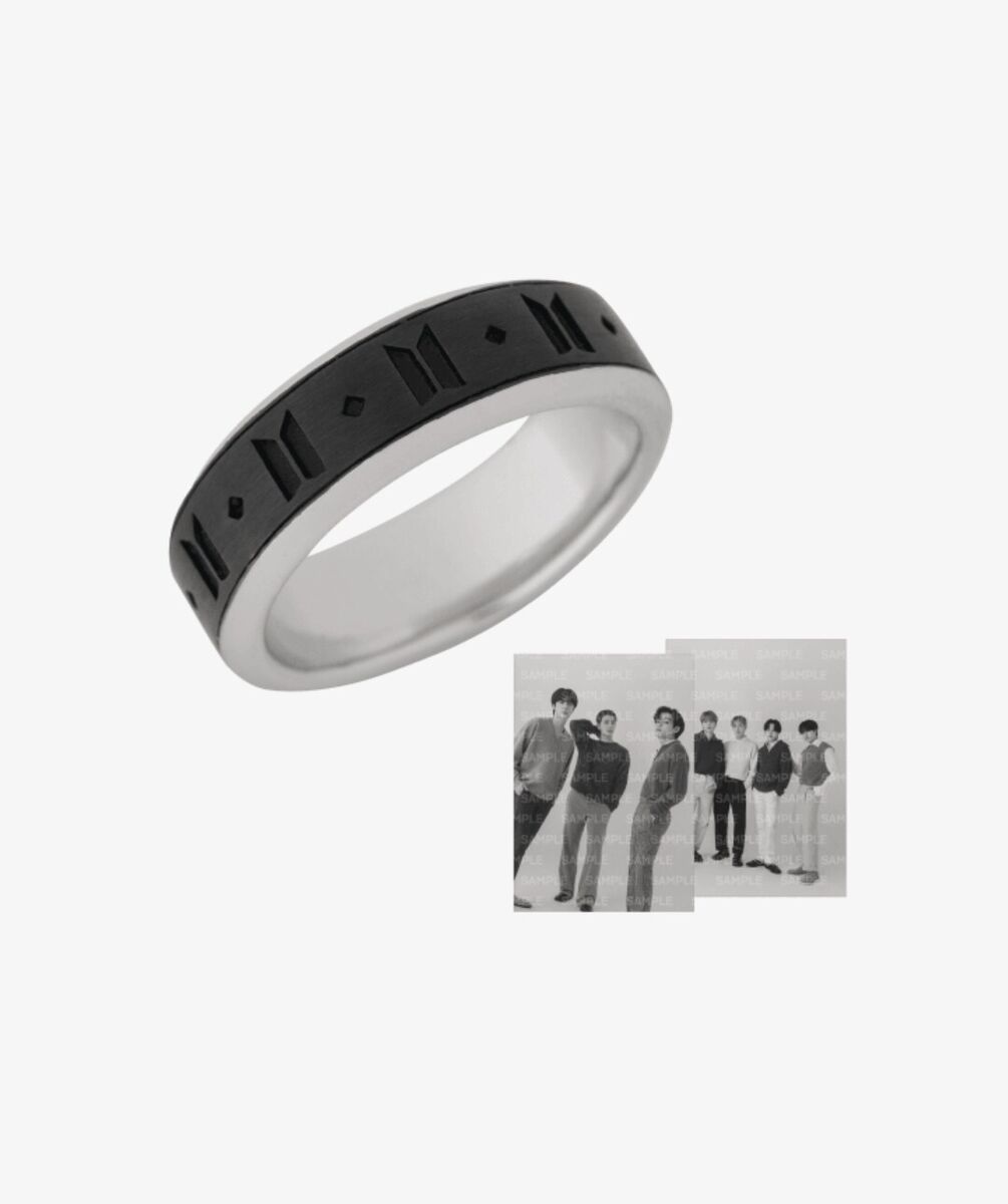 BTS MONOCHROME MNCR RING (BLACK) Size M (KR 11, US 7 BTS MONOCHROME MNCR RING (BLACK) Size M (KR 11, US 7