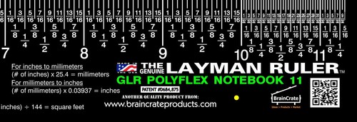 Regla de plástico flexible GLR Polyflex medida manualidades costura taller arte - Imagen 20 de 22