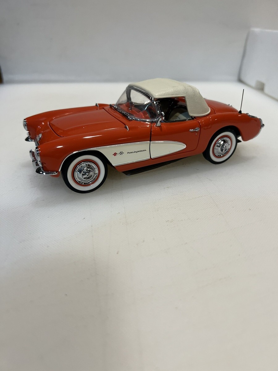 Franklin Mint Rare 1:24 1957 Corvette Genuine Fiberglass Fuelie