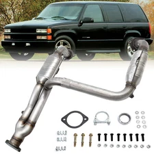 Exhaust Y Pipe Catalytic Converter For 00-06 Chevy Tahoe 4.8L 5.3L EPA Approved