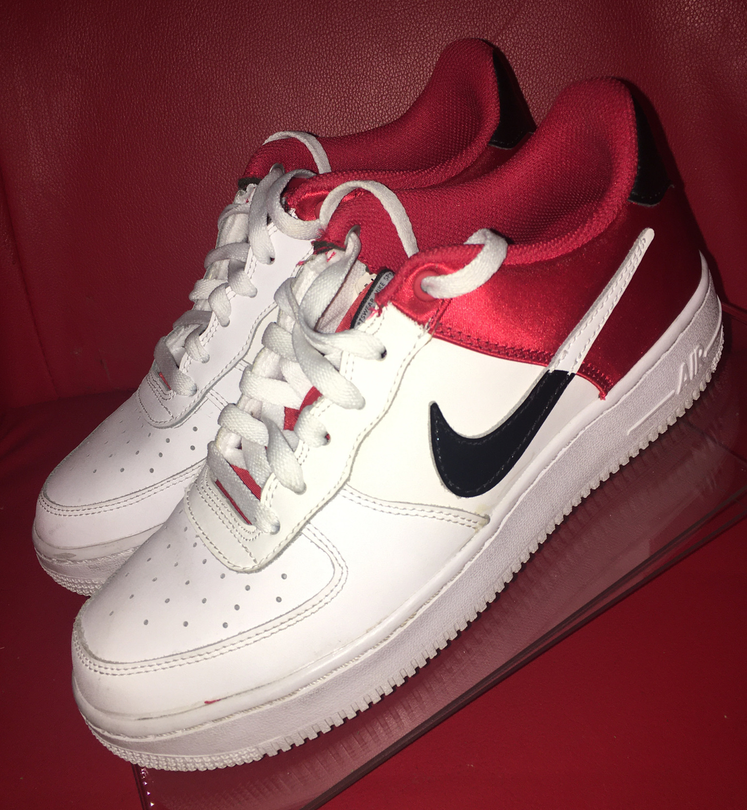 Nike Air Force 1 LV8 1 GS AF1 NBA Red 