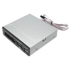 US 3.5 USB 2.0 Internal Card Reader For Micro SD SDHC MMS Pro XD M2 CF Black