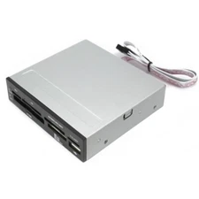 US 3.5 USB 2.0 Internal Card Reader For Micro SD SDHC MMS Pro XD M2 CF Black