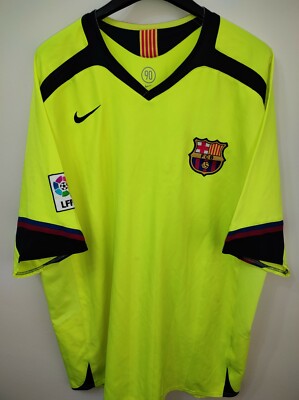 FC BARCELONA 2005-2006 Puyol 5 away camiseta shirt trikot FC BARCELONA 2005-2006 Puyol 5 away camiseta shirt trikot