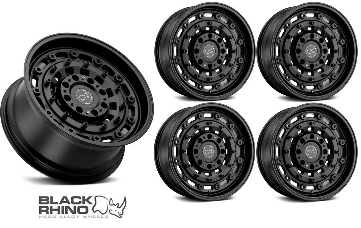 Black 【手渡し限定】BLACK RHINO ホイール Rhino Hard Alloys Abrams 