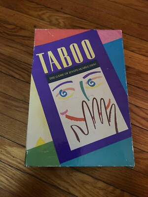 1989 Milton Bradley Taboo Game 