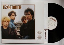 U2 October EU LP 1985 + Innerbag Top!