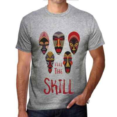 Herren Grafik T-Shirt Native Feel The Skill Öko-Verantwortlich Vintage Jahrgang