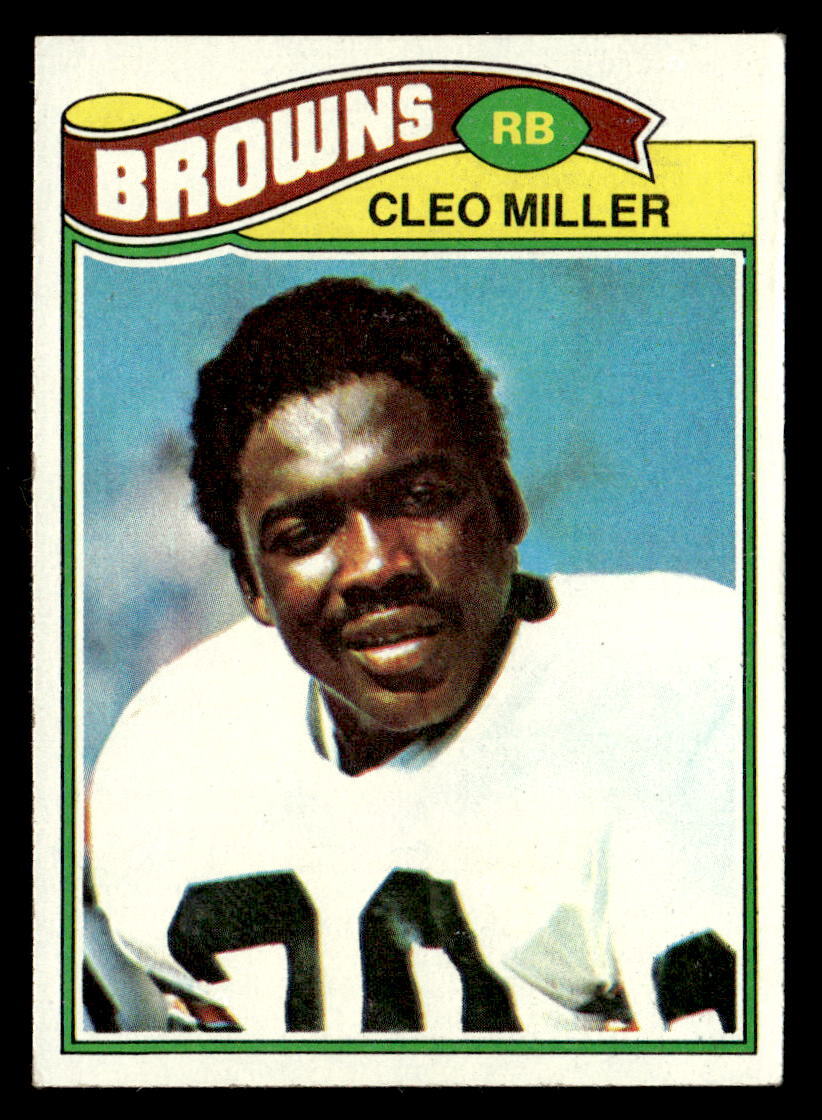 Cleo Miller 1977 Topps Card #92 Cleveland Browns eBay