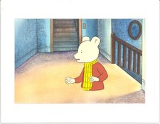 RUPERT Bear Production Animation Cel from Nelvana Tourtel 1990s 8-216