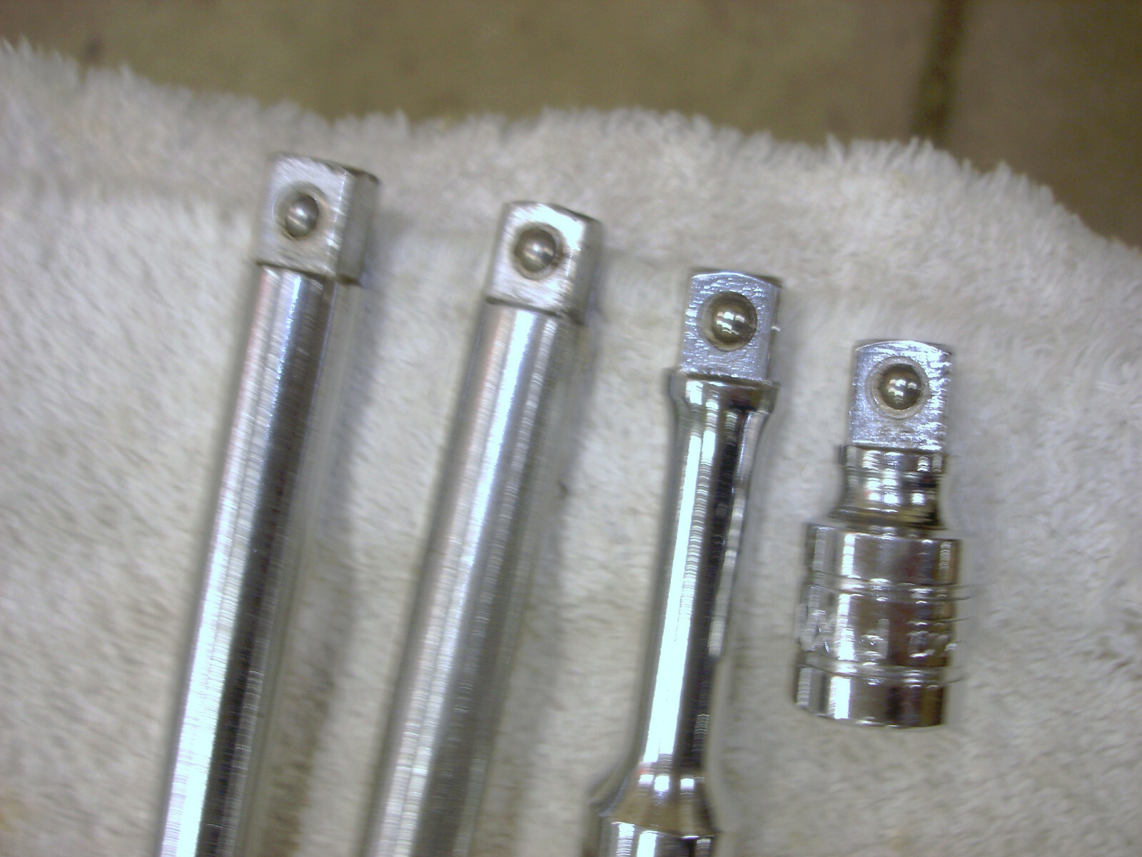 Vintage ParX Tools 3/8" Drive US40 Speed Socket Wrench + 4 Snap On