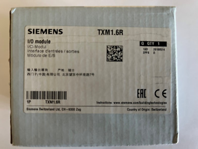 Siemens TXM 1.6R  I/O Module NEW IN SEALED BOX