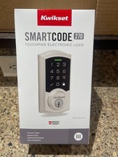 NEW! Kwikset 9270TRL-15S SmartCode Deadbolt Touchscreen Single Cylinder - Nickel