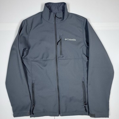 Columbia Ascender Softshell Jacket Windproof Water Resistant Outdoor Size L