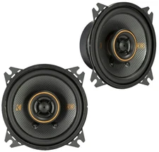 Kicker 47KSC404 Car Audio 4" Coaxial 300W Peak Full Range Speakers Pair KSC404