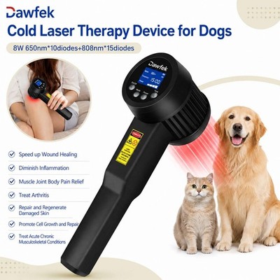 8000mW Red Light Laser Therapy 650nm 808nm Device for Body Muscle Pain Recovery