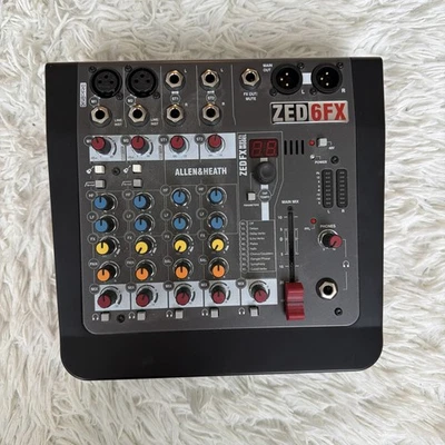 Allen Heath AH-ZED6FX Compact 6 Channel Analog Mixer with FX