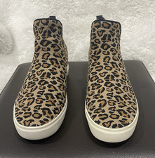 Steve Madden Womens Chelsea Ankle Boots Leopa...
