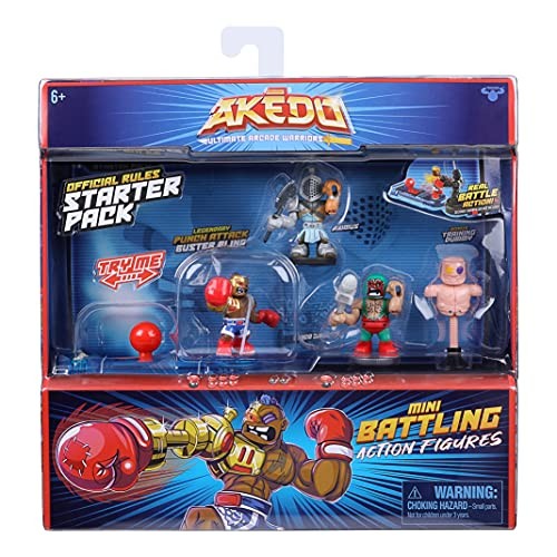 アケド AKEDO セット売り Akedo Ultimate Arcade Warriors Starter Pack Legendary Punch