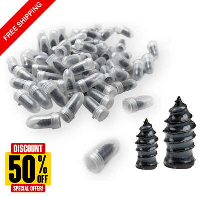 Share 60 Pcs Tire Repair Rubber Nail Screw Tire Plugs Quick Puncture for Car Tru