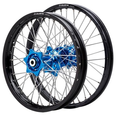 Dubya 1DBd66f-b19130 Edge Comp. Front/Rear Wheel Set 1.60 x 21/2.15 x 18 BLK
