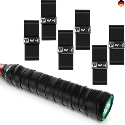 Piriuuo 6 Stück Griffband Tennisschläger, Tennis Griffband Selbstklebendes B