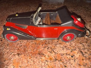 Schuco BMW 327 Cabrio Convertible  Car Red/Black 1:18