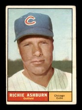 1961 Topps #88 Richie Ashburn   VG X3704341