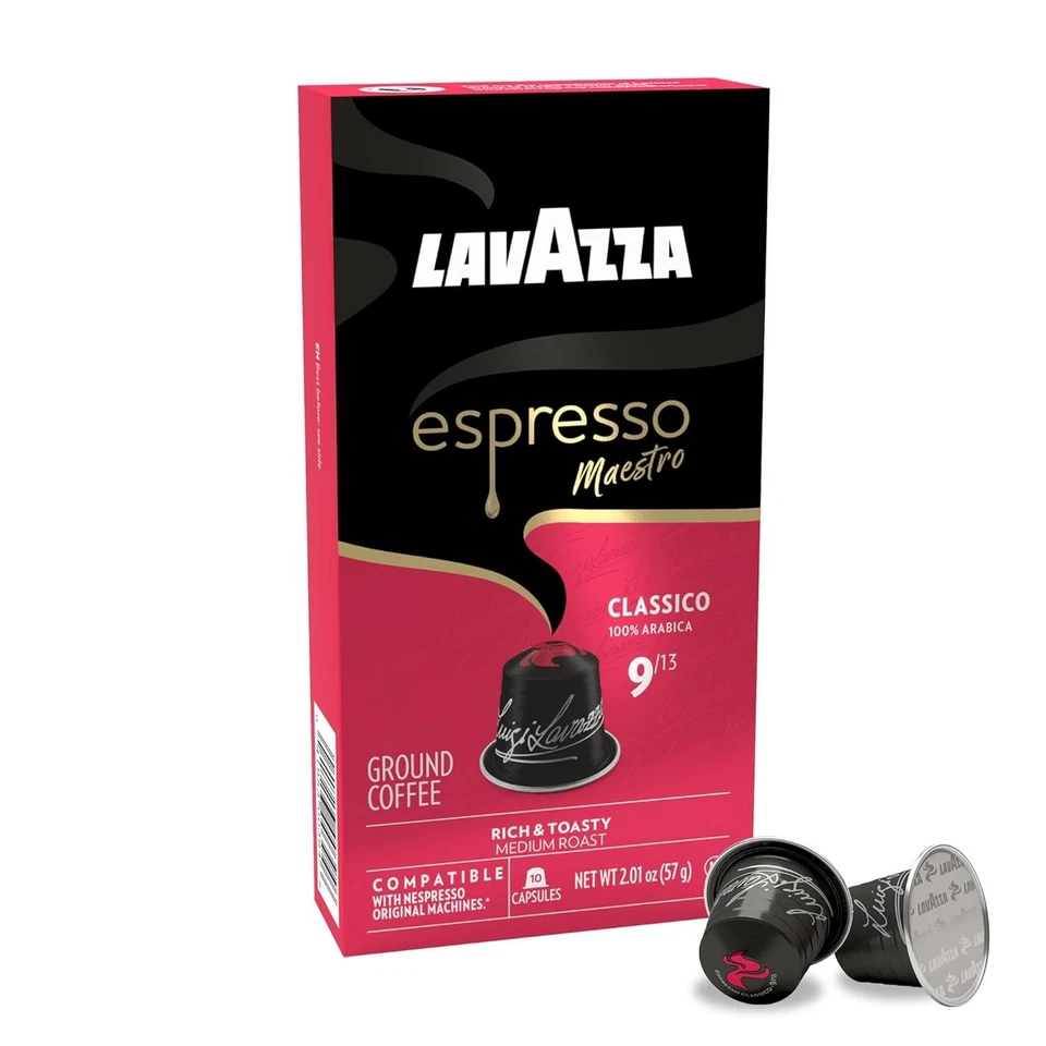 Cápsulas Espresso Lavazza Classico 60 unidades compatibles con Nespresso 100 Arábica Foto 3 de 4