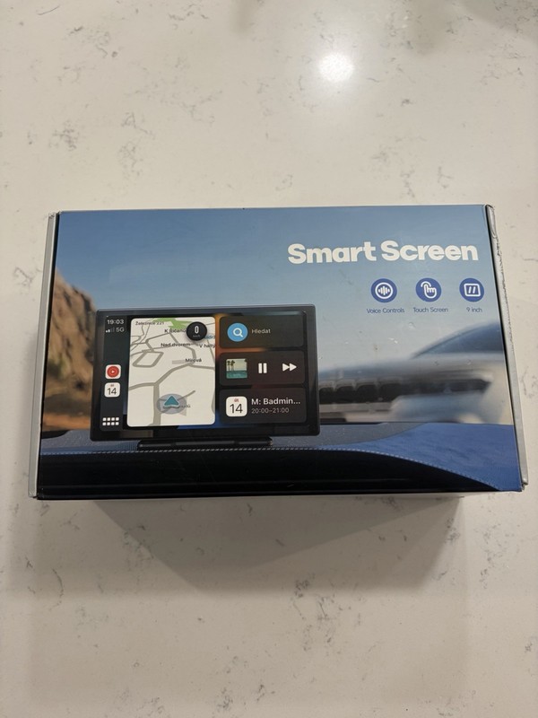 RC13 9" 1 DIN In-Dash GPS Navigation Touch Screen Voice Controls 1080P Cam