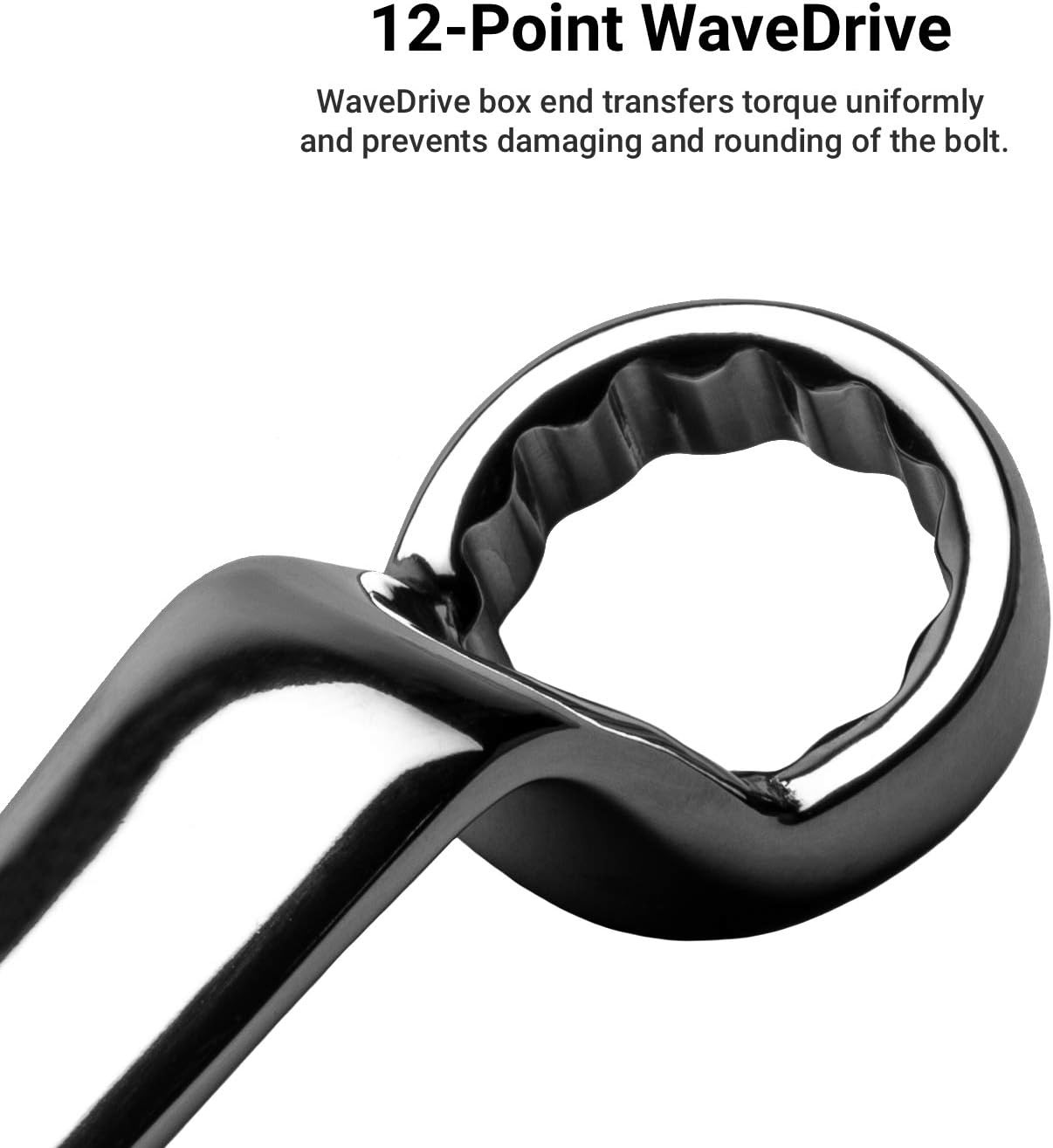 75-Degree Deep Offset Double Box End  Set, 6 to 24 Mm, Metric, 10-Piece with Mec