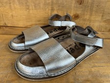 Trippen Fez F Women's Silver Flat Shoes Size EU 41 / US 9