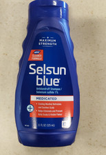 SELSUN Blue Medicated Dandruff Shampoo 11 oz exp 7/26