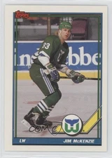 1991-92 Topps Jim McKenzie #24 Rookie RC 0w7