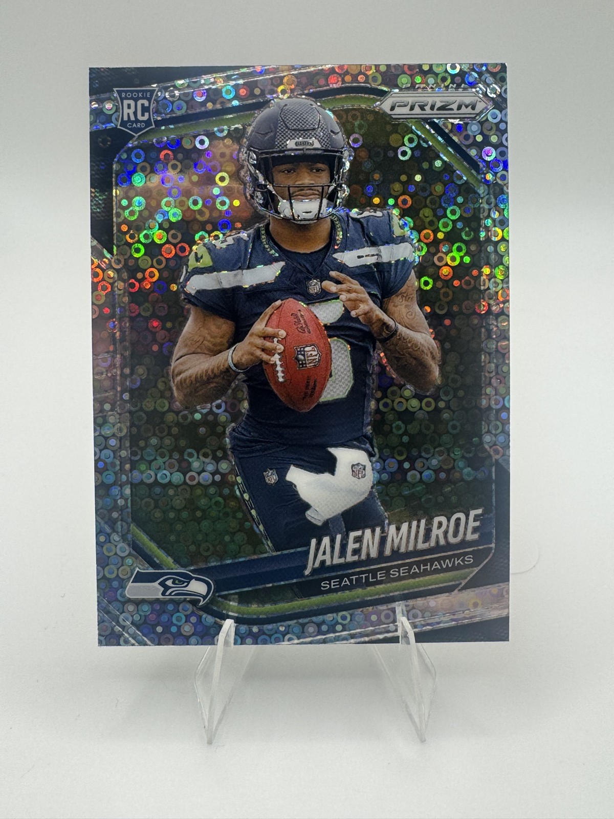 2025 Prizm No Huddle Jalen Milroe Disco #317 RC FRESH PULL