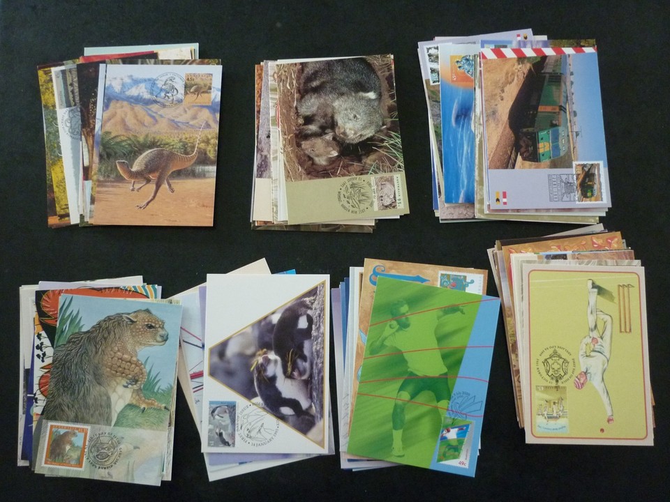 Side Post Card 100 Australia Post maxi cards perfect for postcrossing | eBay Australia