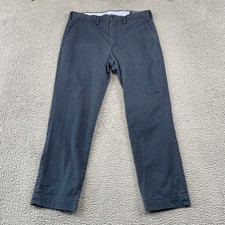 Polo Ralph Lauren Pants Mens 36/30 Navy Blue The Polo Chino Stretch Straight Fit